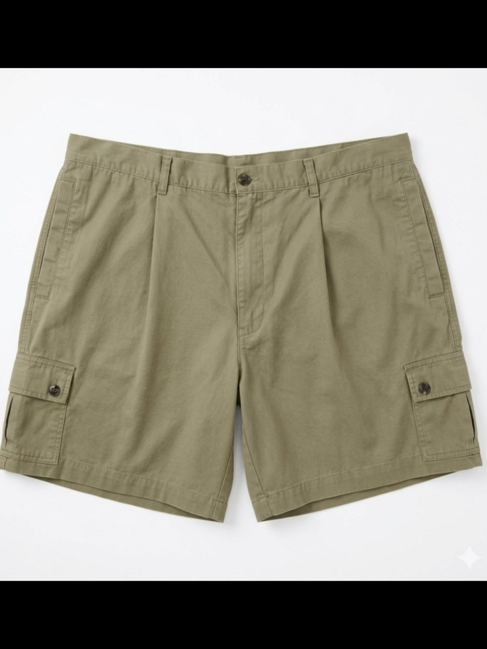 Fox Plus MC Vintage Pleated Olive Green Cargo Shorts Men's Size 44